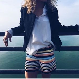 NWT The Limited striped shorts size 2